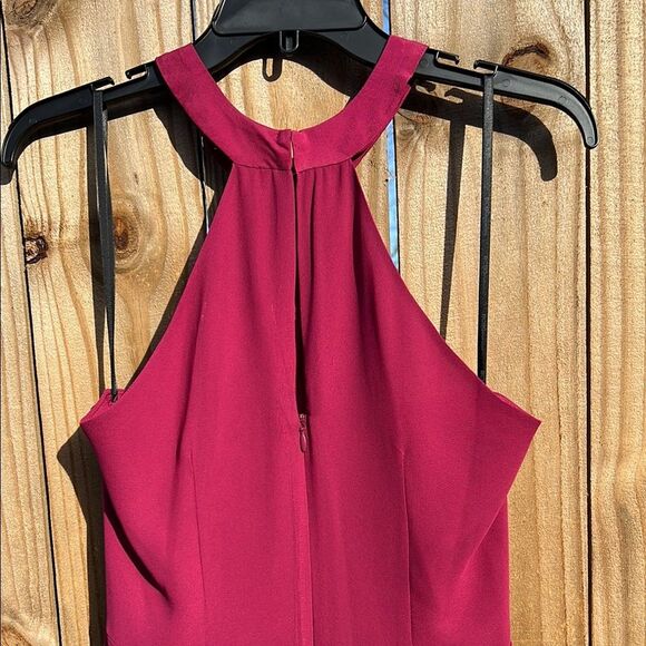 Bcbgeneration Purple Berry Elegant Halter Neck Dress NWT 8 - Picture 11 of 15